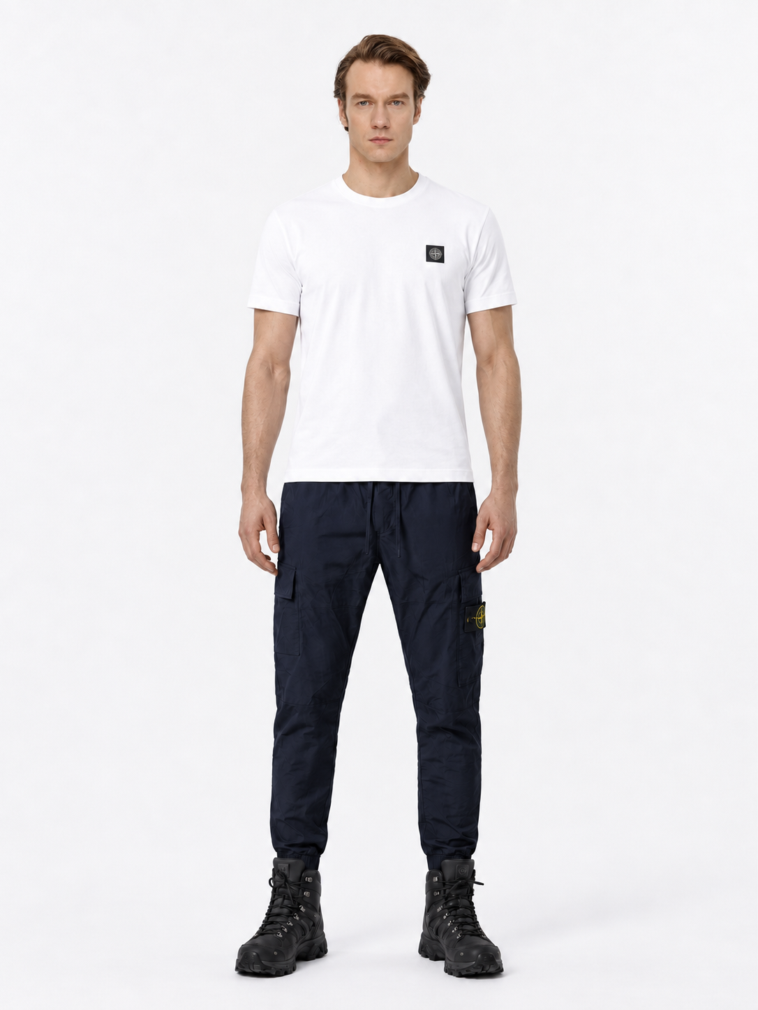 Stoneis Parachute Trousers - Navy Blue