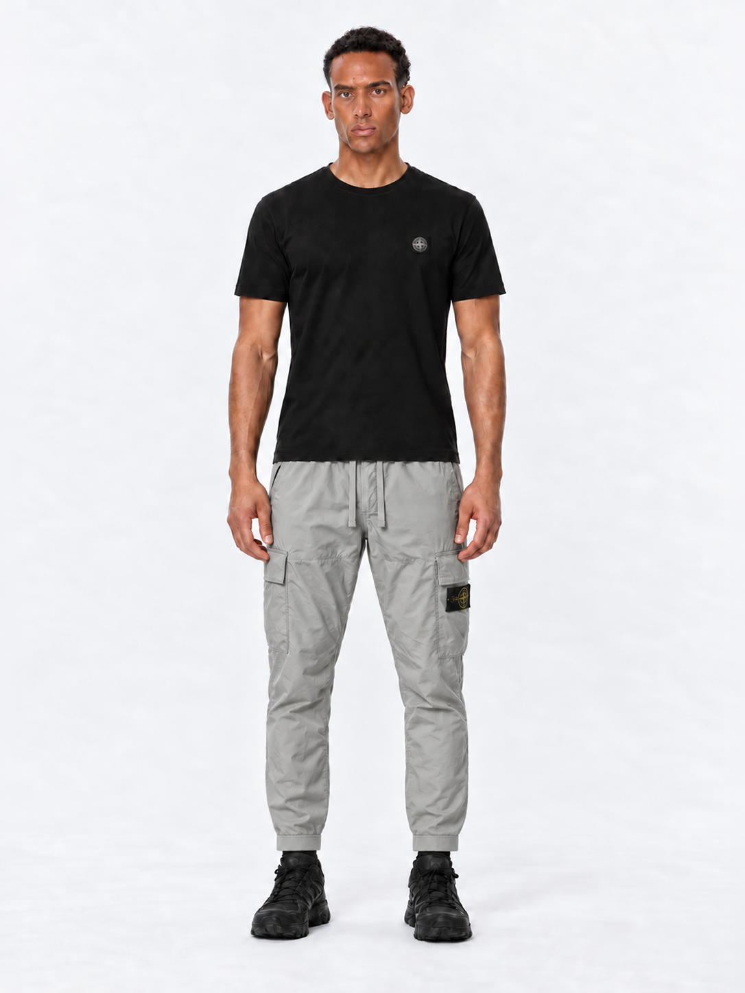 Stoneis Parachute Trousers - Grey