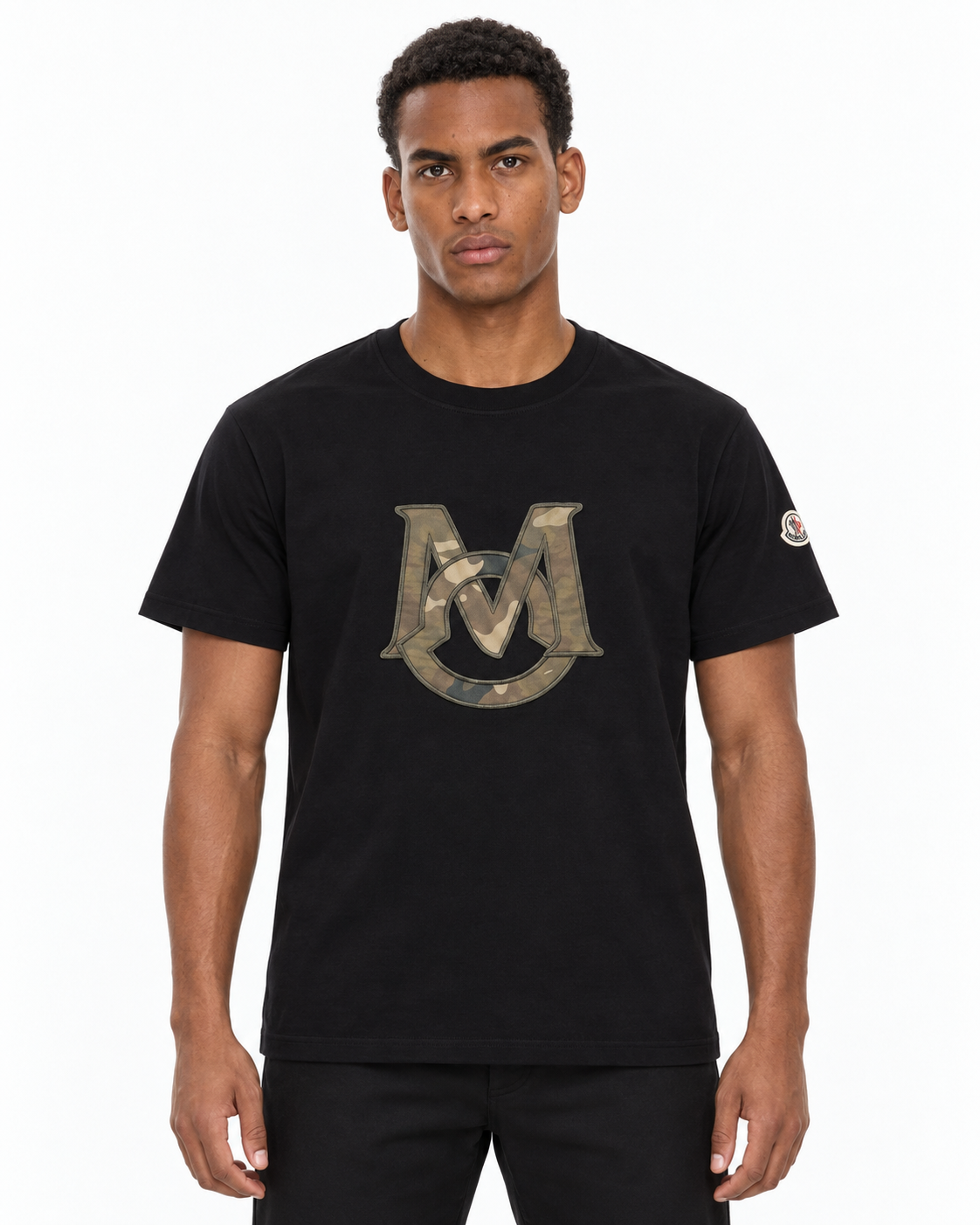 MNCLR Monogram Cotton T-Shirt - Black