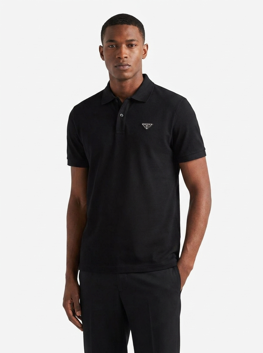 PRD Pique Polo T-Shirt - Black